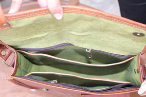 Bolso bandolera de cuero de cabra hecho a mano Vintage para mujer, 9*11 pulgadas, bolso de hombro con tirantes de cuero Real de calidad Premium 100% - Product Image 6