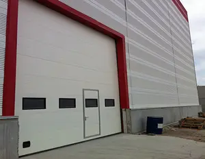 Portas seccionais para armazém industrial Porta de garagem