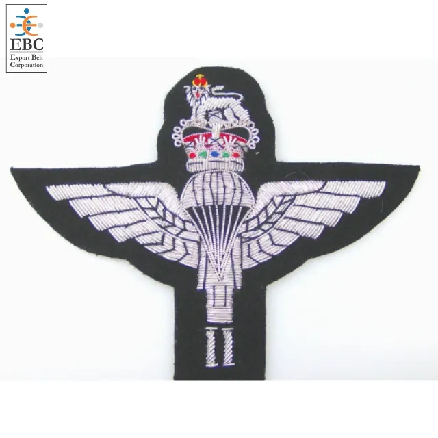Royal Air Force Badges Canada、UK Royal Air Force Badge、地金ワイヤー刺embroideryバッジパッチ