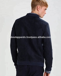 OEM Custom Unisex Breathable Suede Leather Jacket Men's Winter Motorcycle Jacket <b>Zipper</b> Plus Size Option Blank <b>for</b> - Product Image 2