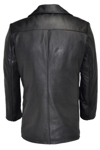 Mens หนังรถจักรยานยนต์คู่หนัง Coat แจ็คเก็ตเสื้อแจ็คเก็ตเสื้อกันหนาว - Product Image 2