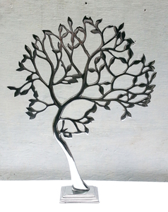 SCULPTURE en métal doré, décoration de TABLE ou de noël - Product Image 5