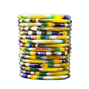 หินอ่อนผลหลายสีกำไลเครื่องประดับคริลิค - Product Image 1