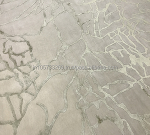 Tapis en laine de style tibétain noué à la main, de qualité supérieure, moelleux et moderne, Kumar 2023, écologique, matière douce en soie, ensembles de tapis - Product Image 1