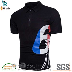 เสื้อโปโลผู้ชายลายกราฟิกผ้าถักสไตล์แคชชวลสำหรับฤดูใบไม้ผลิ - Product Image 4