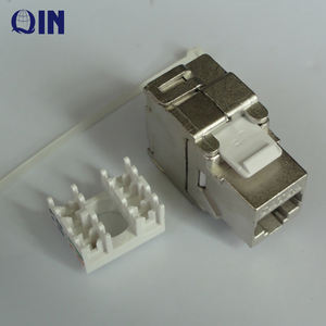 Cat6a Module trapézoïdal en alliage de zinc FTP blindé sans outil <span class=keywords><strong>RJ45</strong></span> Test de DTX-1800 de passage de Jack Keystone - Product Image 5