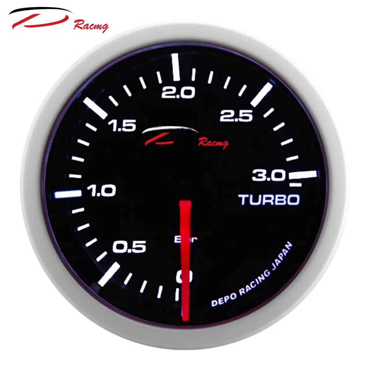 52mm Universal Car 12V Analog Display mechanical 3 bar boost Meter gauge