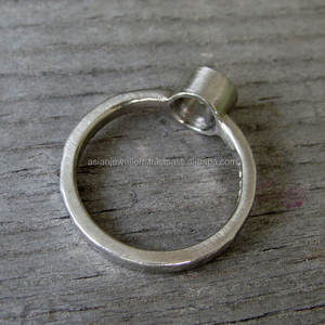 925 Sterling Silver <b>Dainty</b> <b>Ring</b> with Cubic Zirconia Gemstone for Wedding Engagement Gift Party or Anniversary - Product Image 3