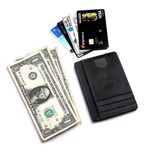 Indian Exporter Stylish Cowhide Genuine Silky <b>Black</b> Leather RFID Card <b>Wallet</b> Slim Bifold <b>for</b> <b>Men</b> Daily Use Available <b>For</b> Sale - Product Image 5