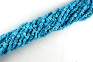 Cuentas lisas sin cortar de Gema azul cielo, Chips turquesa, fabricación de joyas hechas a mano, 2022, venta al por mayor - Product Image 2