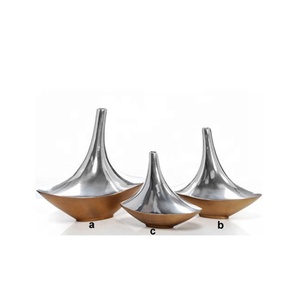 แจกันดอกไม้สำหรับตกแต่งบ้าน,แจกันดอกไม้โลหะสำหรับตกแต่งงานแต่งงานพร้อมบรรจุภัณฑ์โลโก้แบบกำหนดเองการออกแบบรูปทรงใหม่ - Product Image 1