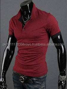 Polo de Golf 100 coton pour hommes, T-Shirt blanc brodé de haute qualité, col roulé personnalisé, OEM - Product Image 4