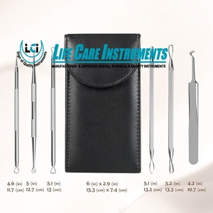 Removedor de espinillas/juego de removedor de espinillas cara nariz acné manchas removedor de espinillas conjunto de herramientas de la mejor calidad por Life Care Instruments - Product Image 5