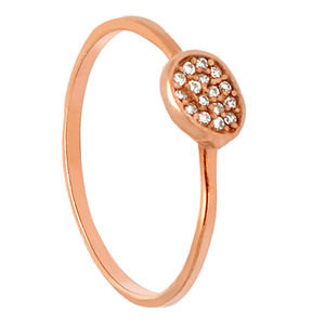 แหวนนิรันดร์ดีไซน์ใหม่พร้อมหิน CZ ชุบโรสโกลด์เครื่องประดับสไตล์คลาสสิก925เงินสเตอร์ลิงสำหรับงานแต่งงานและงานเลี้ยง - Product Image 4