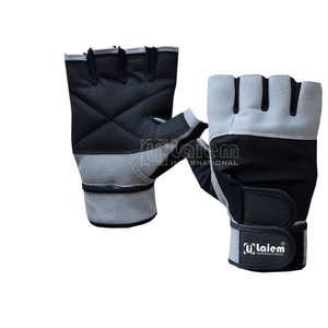 Gants de musculation en cuir de haute qualité LAIEM INTERNATIONAL avec fonction antidérapante Modèle LI-2176 - Product Image 2