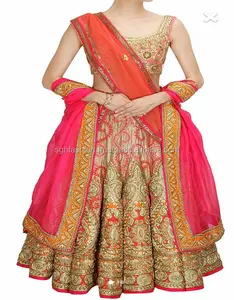 Heißer Indische Hochzeit Braut lehenga Design