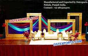 Paneles de Fondo para Escenarios de Bodas Pakistaníes e Indias, Tallados en Dorado, de Fibra de Vidrio, Color y Tamaño Personalizados, Diseño Moderno, Fabricante - Product Image 6