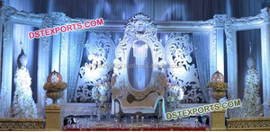 Escenario de boda asiático, decoración de escenario de estilo árabe, hermoso - Product Image 3