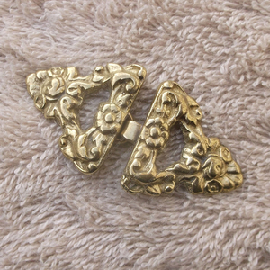 Boucle de ceinture en laiton de style viking médiéval TT-6046 fermoirs en cuivre - Product Image 4