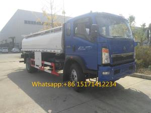 Camión <span class=keywords><strong>Cisterna</strong></span> de Combustible Usado HOWO 4x2 con Capacidad de 10000 <span class=keywords><strong>Litros</strong></span> / Precio de Camión <span class=keywords><strong>Cisterna</strong></span> de Combustible de <span class=keywords><strong>3000</strong></span> Galones - Product Image 2