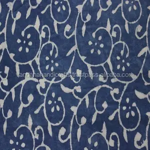 Puro MulMal Tessuto di Cotone Stampato Da India