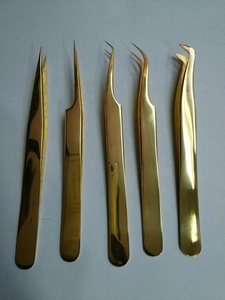 แหนบต่อขนตาสีทอง - Product Image 3