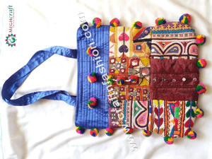 คลัทช์ปักลายช้างกระเป๋าสะพายไหล่กระเป๋าถือสไตล์โบฮีเมียนสำหรับผู้หญิง - Product Image 5