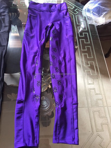 Shemax 2024 OEM nuevo equipo de equitación hecho a la moda colorido fuerte y duradero estampado OEM Logo asiento completo pantalones de silicona - Product Image 5