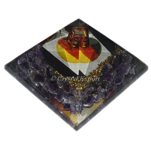 Amethyst Energy <b>Orgonite</b> Healing <b>Pyramids</b> - Product Image 1