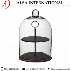 Precio al por mayor en artesanías de vidrio Campana de pared Cúpula de vidrio del fabricante al por mayor - Product Image 5