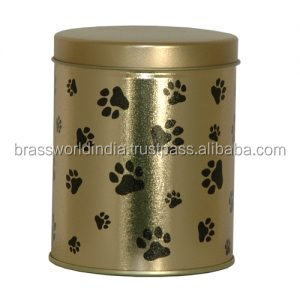 Metal Blue Paw American Style Pet Cremation <b>Urn</b> by Brassworld India Premium Funeral Supplies - Product Image 6