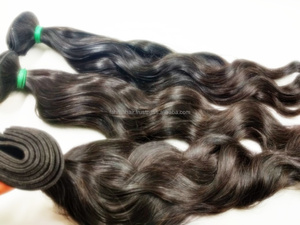 Extensiones de Cabello Humano Remy Virgen 100% de Alta Calidad, Tejido Brasileño con Doble Trama, Ondulado Natural, Sin Caída - Product Image 4