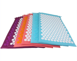 Top vente Shakti Mat acupression disque rond fabrication indienne pointe en plastique prix de gros approvisionnement en soins de santé - Product Image 2