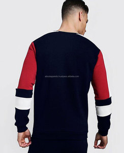 เสื้อสเวตเตอร์ของผู้ชายลายทางสีบางสีเข้มงาน OEM ออกแบบได้ตามต้องการ - Product Image 1