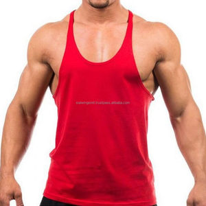 Tank Top <b>Gym</b> <b>Vest</b> <b>Men</b> Wholesale <b>Vest</b> <b>Gym</b> <b>Men's</b> Sportswear 95% Cotton Spandex Sleeveless Fitness Tank Top - Product Image 5