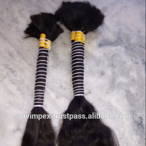 Templo DEL SUR DE LA India, Remy virgen puro, cabello crudo ondulado sin procesar, tejido humano, cabello indio natural a granel - Product Image 3