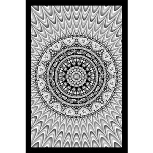 พรมแขวนผนังสไตล์ฮิปปี้แมนดาลาโบฮีเมียนขนาดใหญ่และผ้าคลุมเตียงสไตล์อินเดียชนเผ่าพิมพ์ลายฮิปปี้ของตกแต่ง - Product Image 1