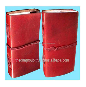 Venta al por mayor de calidad superior de promoción personalizada diario de cuero hecho a mano Vintage Correa cierre cuaderno de cuero - Product Image 1