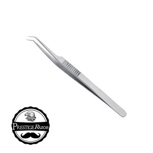 Pince à épiler d'extension de cils en acier inoxydable à pointe C-curve - Product Image 5