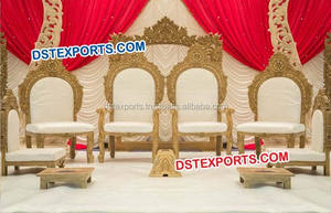 Compre Sillas Grand Lion para Mandap, Sillas de Madera Hechas a Mano para Bodas, Sillas de Mandap para Bodas Sankheda, Dst Exports, OFERTA en EE. UU. y Reino Unido - Product Image 2