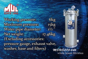 MSUS-280-646 Stainless Steel Water Filtration System - Product Image 3