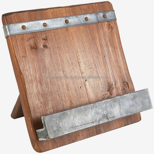 Bois récupéré Support De Livre De Cuisine - Product Image 1