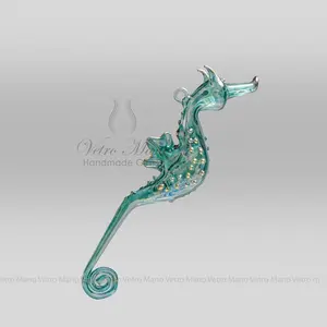 Sea Horse Handmade Ornamento De Vidro