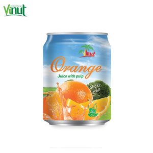 Jus d'orange frais en gros 250 ml Faible en calories Marque privée Fournisseur ODM Groupe NAM VIET du Vietnam - Product Image 4