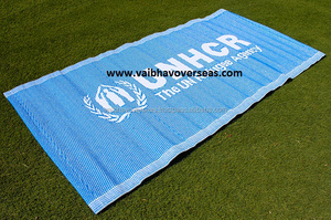 Refugee Woven PP <b>Door</b> <b>Mats</b> Durable Plastic <b>Waterproof</b> & Corrosion-Resistant for <b>Outdoor</b> Use - Product Image 2