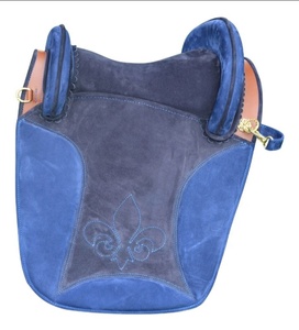 Sillín de montar de caballo español, estiloso, de cuero, alta calidad - Product Image 1