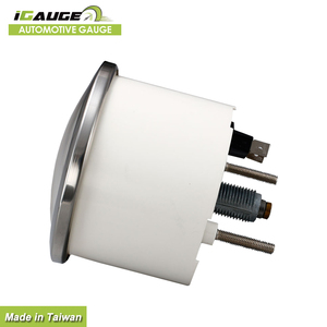 Lente de Cristal Convexo Clásico de 85 mm para Velocímetro, Esfera Blanca, Anillo Cromado, Movimiento Mecánico de Barrido de 270 Grados - Product Image 2