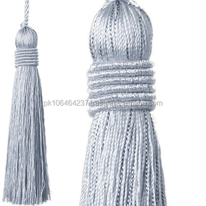 2024 New OEM High Ribbon Polyester Cotton <b>Curtain</b> Decoration Metallic Cord <b>Tassel</b> for Garments New Designs Available - Product Image 6