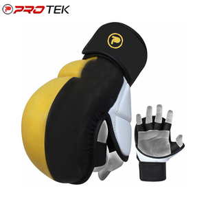 Protek Group Direct From Pakistan Custom Made Unisex Comfortable Printed Synthetic Leather <b>Gloves</b> for MMA Martial Arts Boxing - Product Image 4