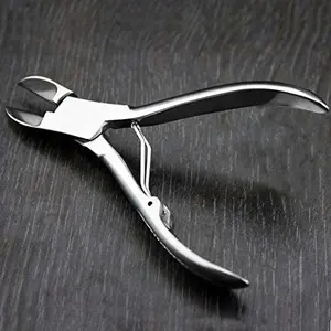 Cortaúñas alemán de acero inoxidable de alta resistencia con logotipo personalizado cortaúñas de un solo resorte hecho a mano cortador de cutículas para bebés cuidado Personal de dedos - Product Image 1